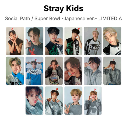 Stray Kids Social Path / Super Bowl -Japanese ver.- LIMITED A Official Photocard
