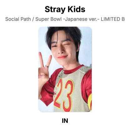Stray Kids Social Path / Super Bowl -Japanese ver.- LIMITED B โฟโต้การ์ดของแท้