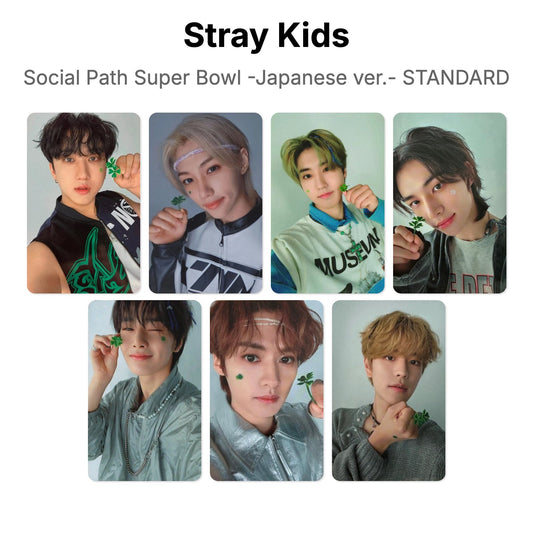 Stray Kids Social Path Super Bowl -Japanese ver.- STANDARD Official Photocard