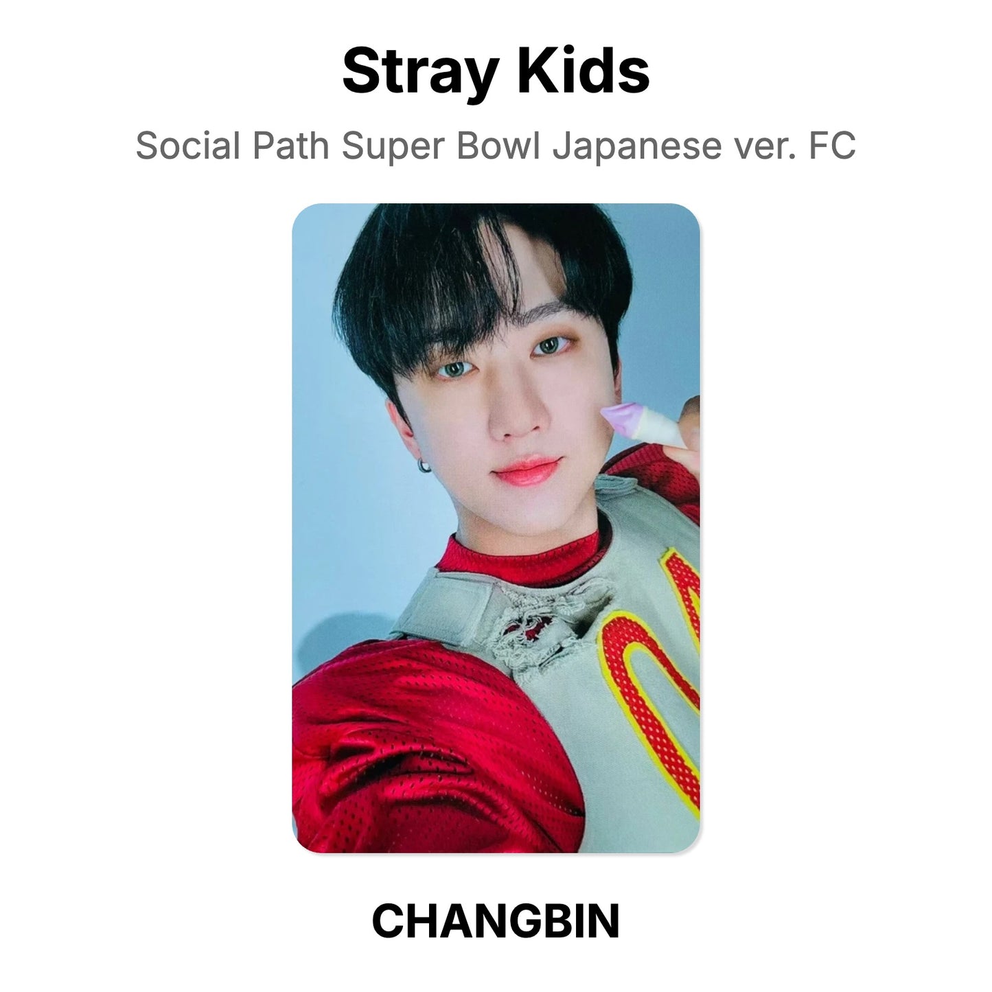 Stray Kids Social Path Super Bowl Japanese ver. FC официальная фотокарта