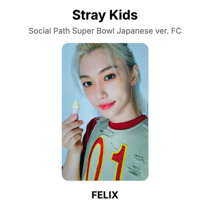 Stray Kids Social Path Super Bowl Japanese ver. FC официальная фотокарта