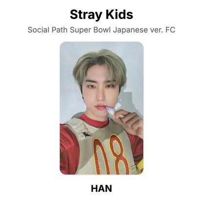 Stray Kids Social Path Super Bowl Japanese ver. FC официальная фотокарта