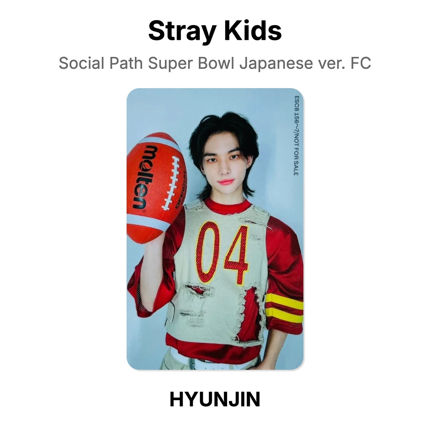 Stray Kids Social Path Super Bowl Japanese ver. FC официальная фотокарта