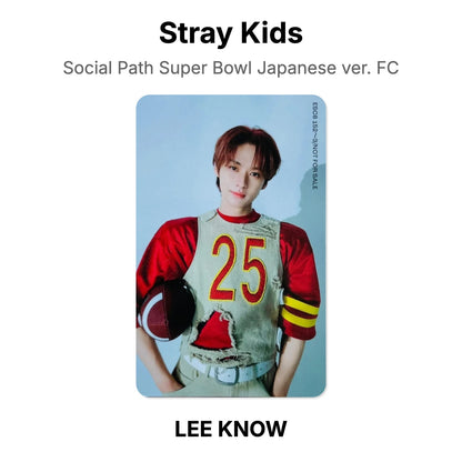 Stray Kids Social Path Super Bowl Japanese ver. FC официальная фотокарта