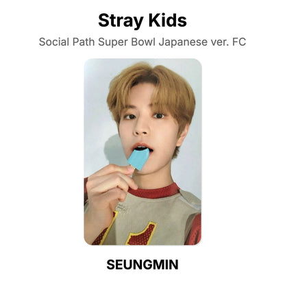 Stray Kids Social Path Super Bowl Japanese ver. FC официальная фотокарта