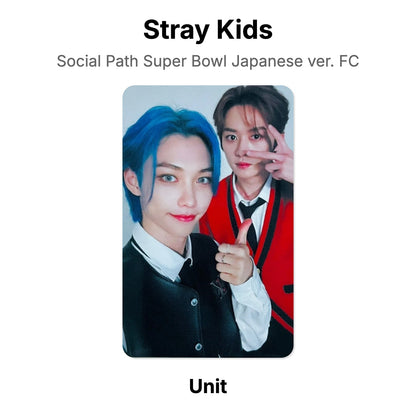 Stray Kids Social Path Super Bowl Japanese ver. FC официальная фотокарта
