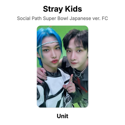Stray Kids Social Path Super Bowl Japanese ver. FC официальная фотокарта