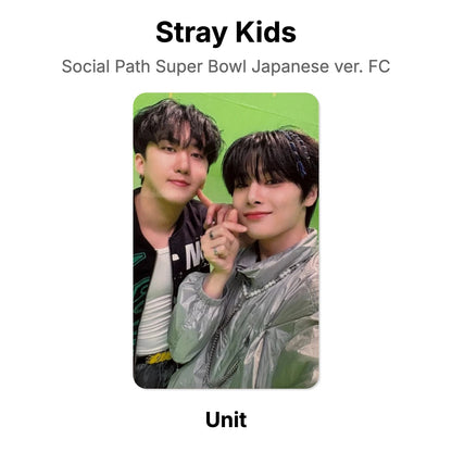 Stray Kids Social Path Super Bowl Japanese ver. FC официальная фотокарта