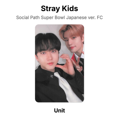 Stray Kids Social Path Super Bowl Japanese ver. FC официальная фотокарта