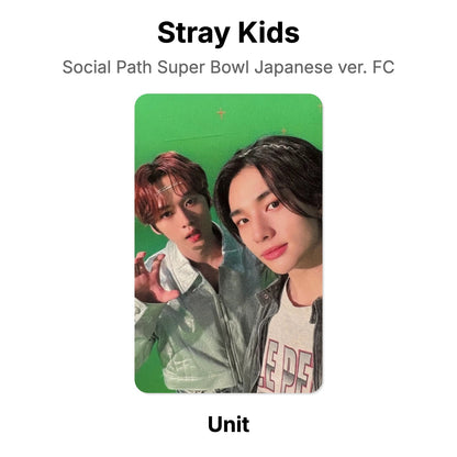 Stray Kids Social Path Super Bowl Japanese ver. FC официальная фотокарта