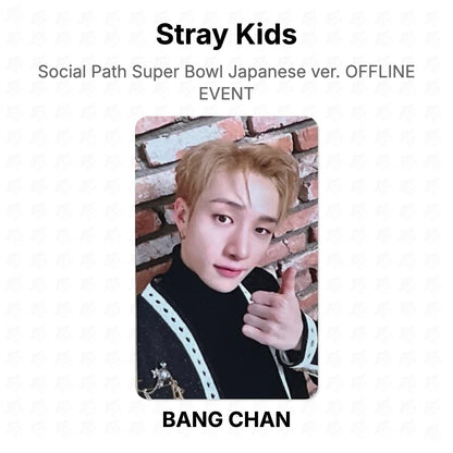 Stray Kids Social Path Super Bowl Japanese ver. OFFLINE EVENT Official Photocard