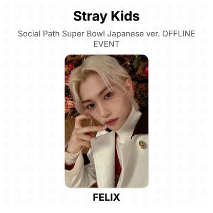 Stray Kids Social Path Super Bowl Japanese ver. OFFLINE EVENT Official Photocard
