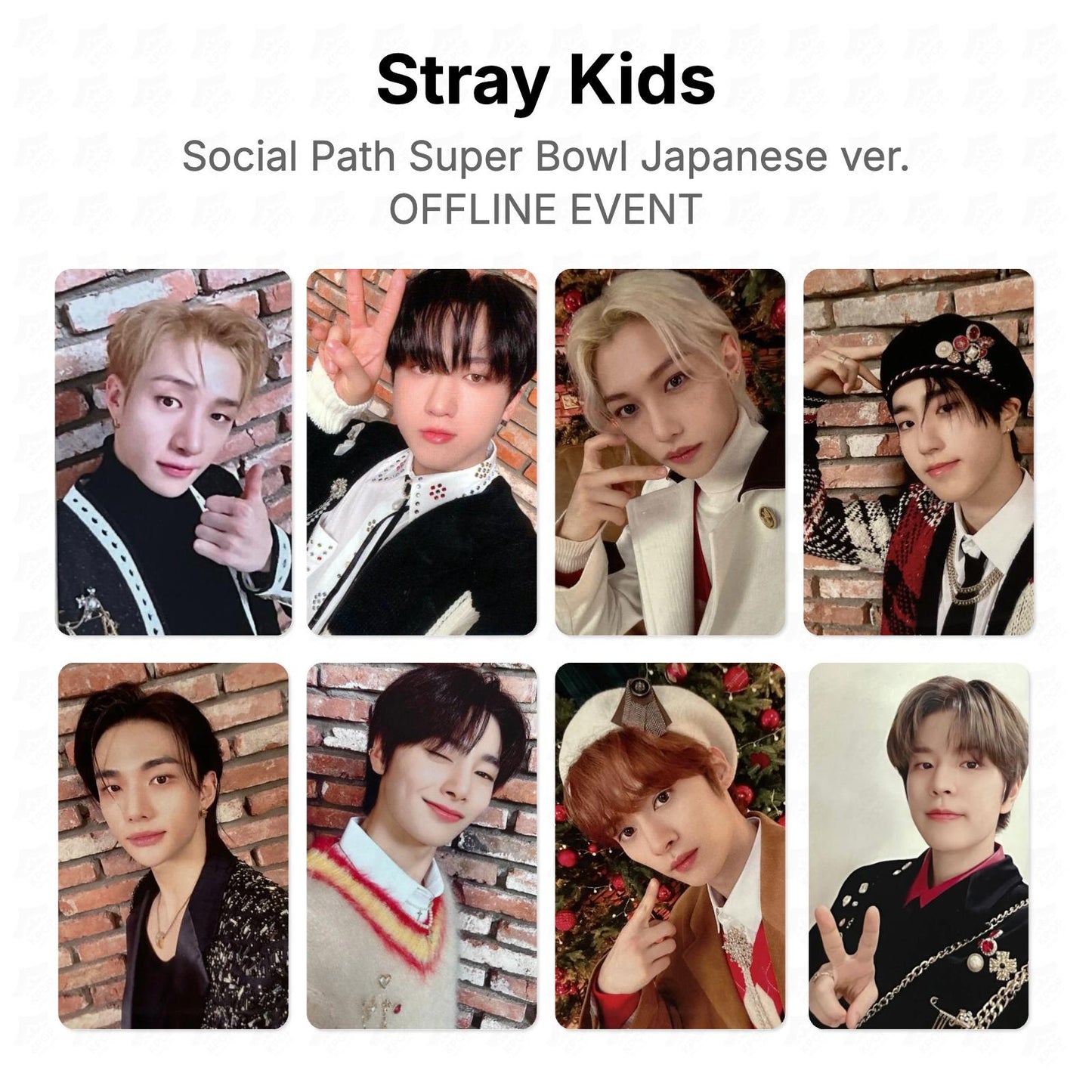 Stray Kids Social Path Super Bowl Japanese ver. OFFLINE EVENT Official Photocard