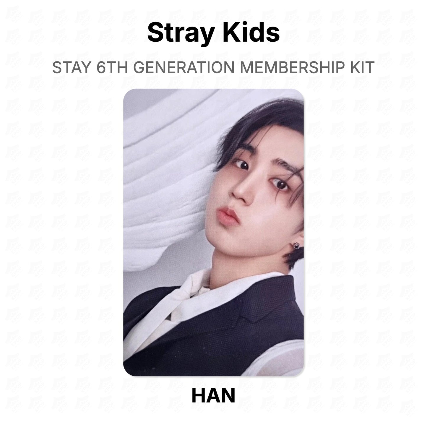 Stray Kids STAY 6TH GENERATION MEMBERSHIP KIT Official Photocard
