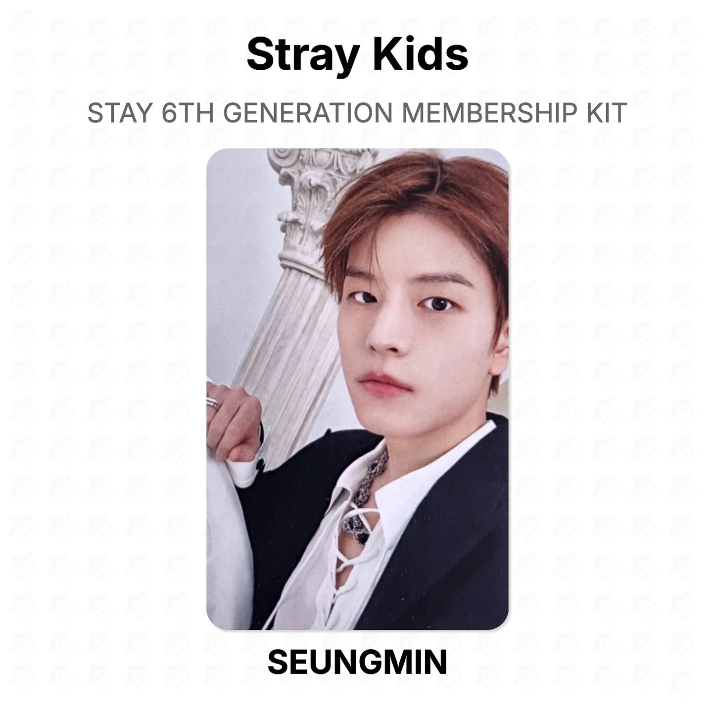 Stray Kids STAY 6TH GENERATION MEMBERSHIP KIT Official Photocard