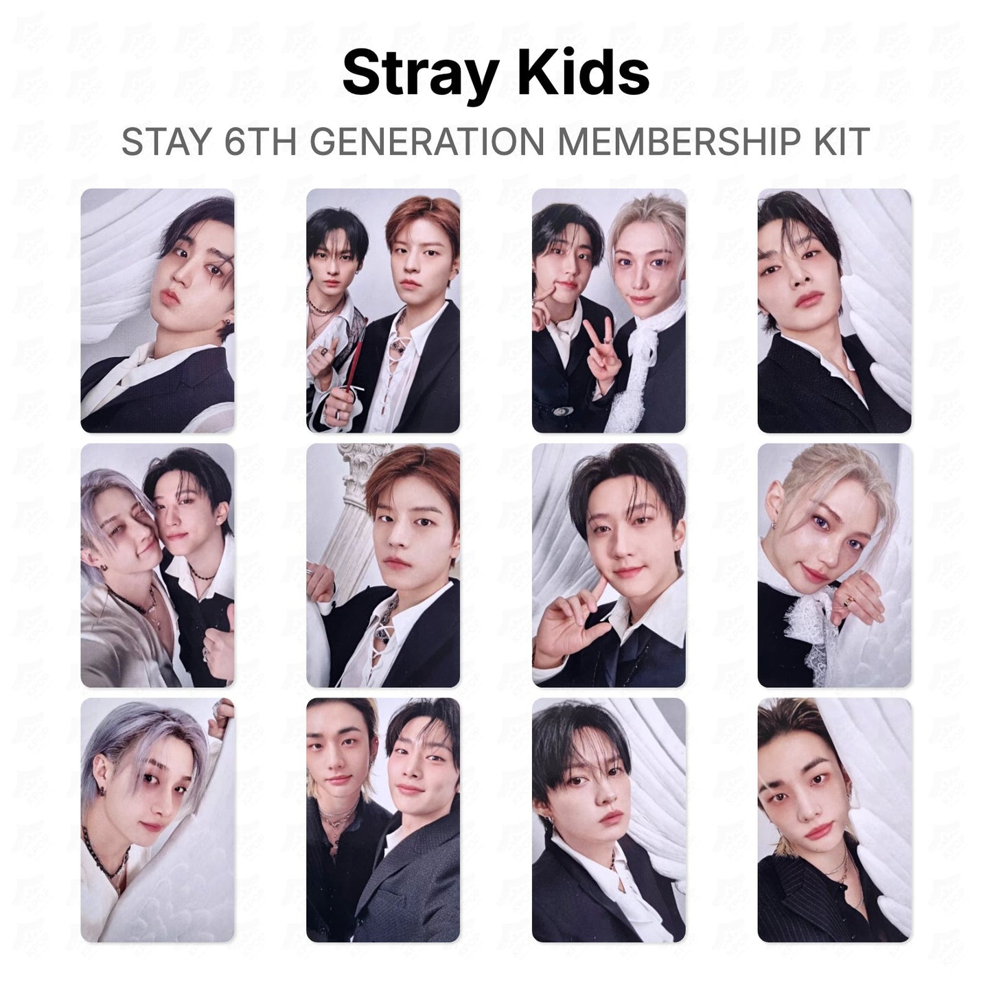 Stray Kids STAY 6TH GENERATION MEMBERSHIP KIT Official Photocard