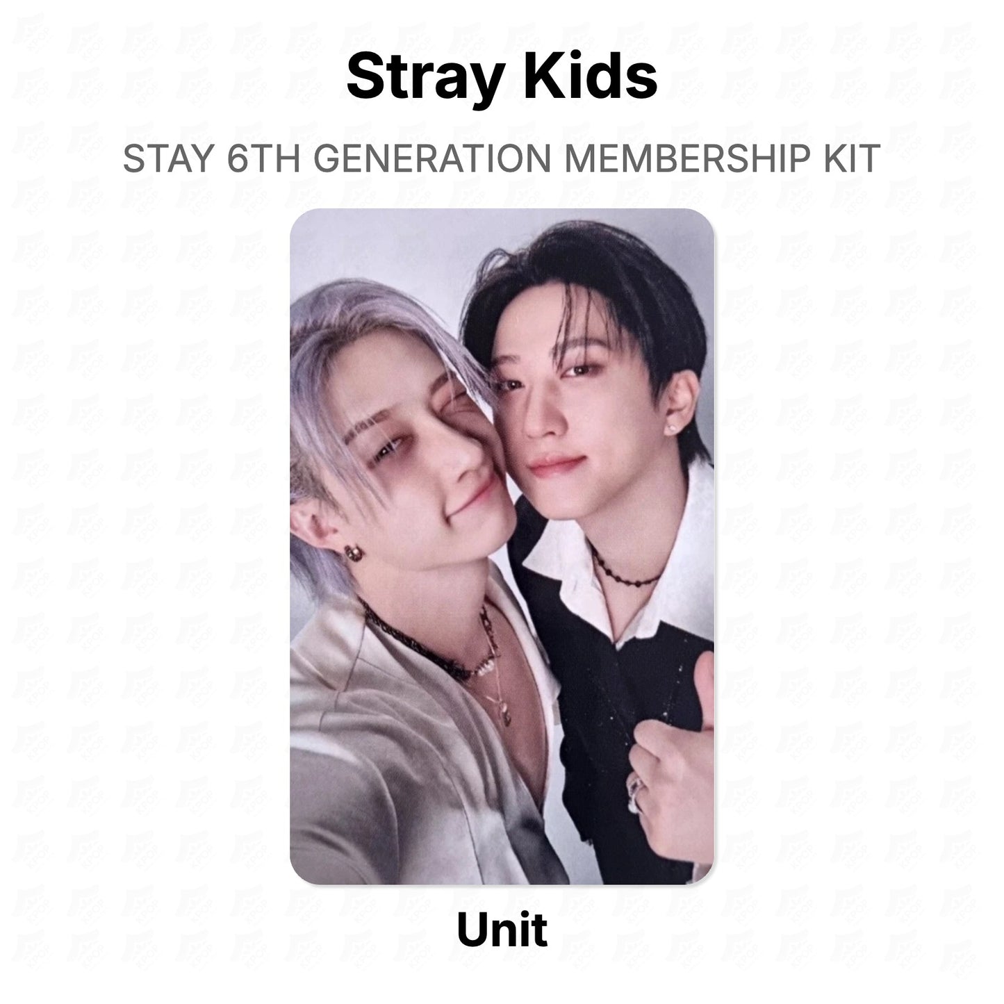 Stray Kids STAY 6TH GENERATION MEMBERSHIP KIT Official Photocard