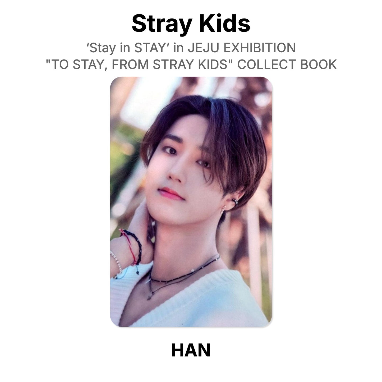 Stray Kids ‘Stay in STAY’ in JEJU EXHIBITION "TO STAY, FROM STRAY KIDS" COLLECT BOOK Official Photocard