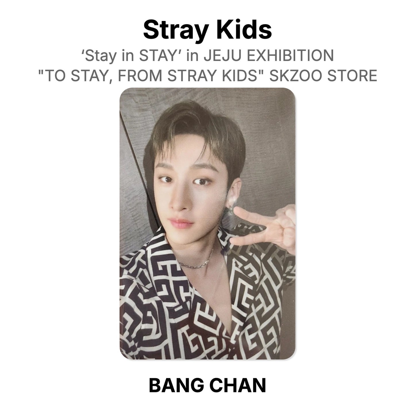 Stray Kids ‘Stay in STAY’ in JEJU EXHIBITION "TO STAY, FROM STRAY KIDS" SKZOO STORE Official Photocard