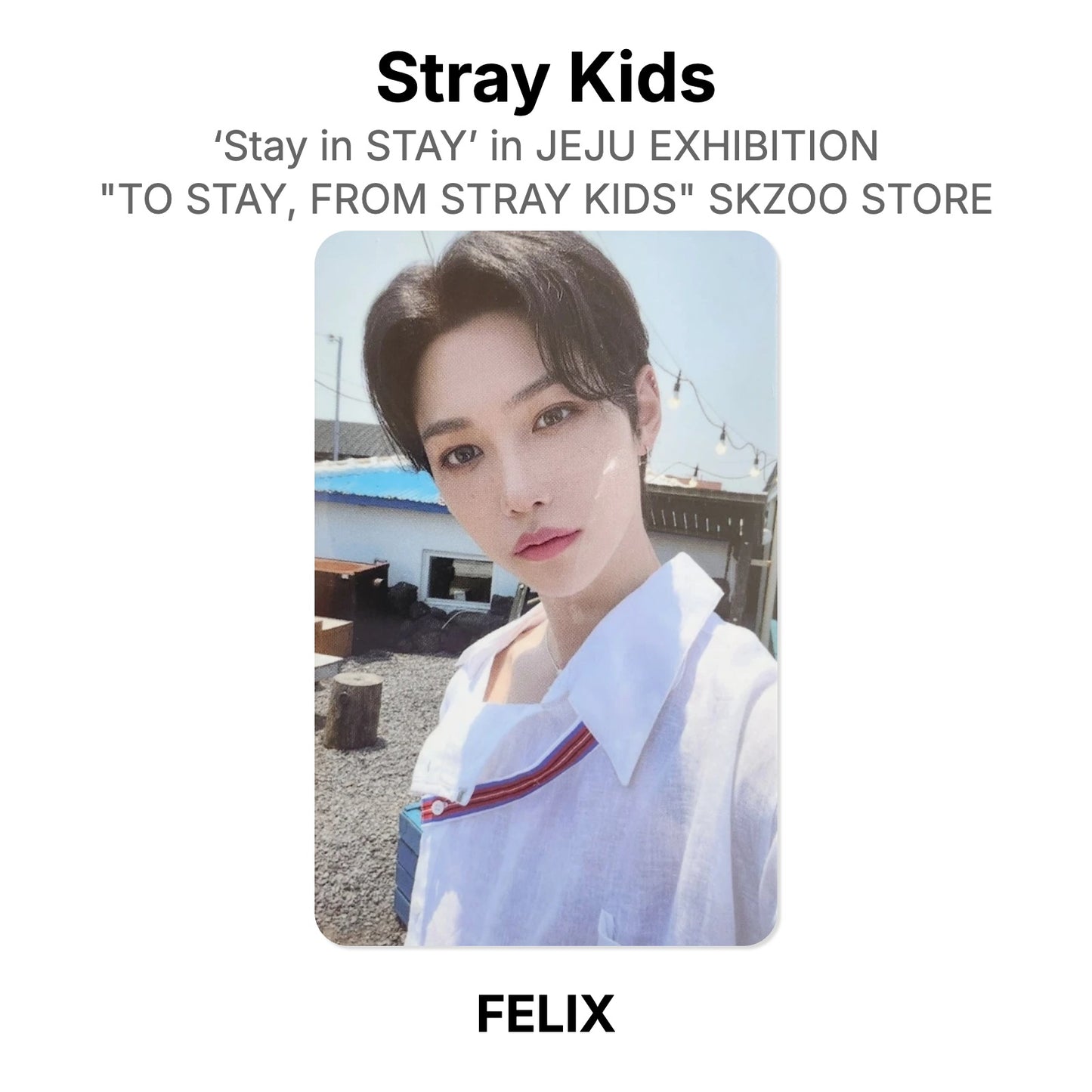Stray Kids ‘Stay in STAY’ in JEJU EXHIBITION "TO STAY, FROM STRAY KIDS" SKZOO STORE Official Photocard