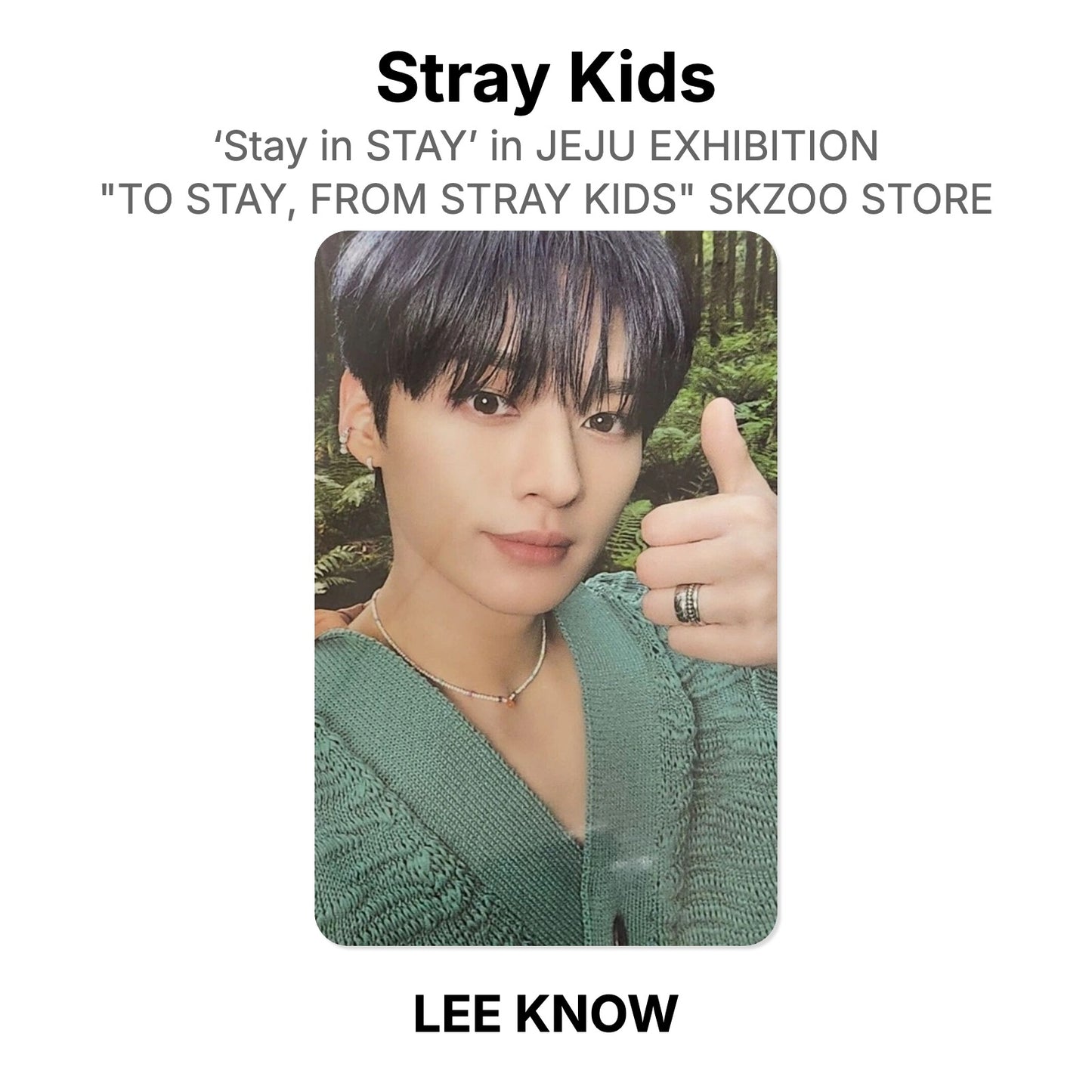 Stray Kids ‘Stay in STAY’ in JEJU EXHIBITION "TO STAY, FROM STRAY KIDS" SKZOO STORE Official Photocard