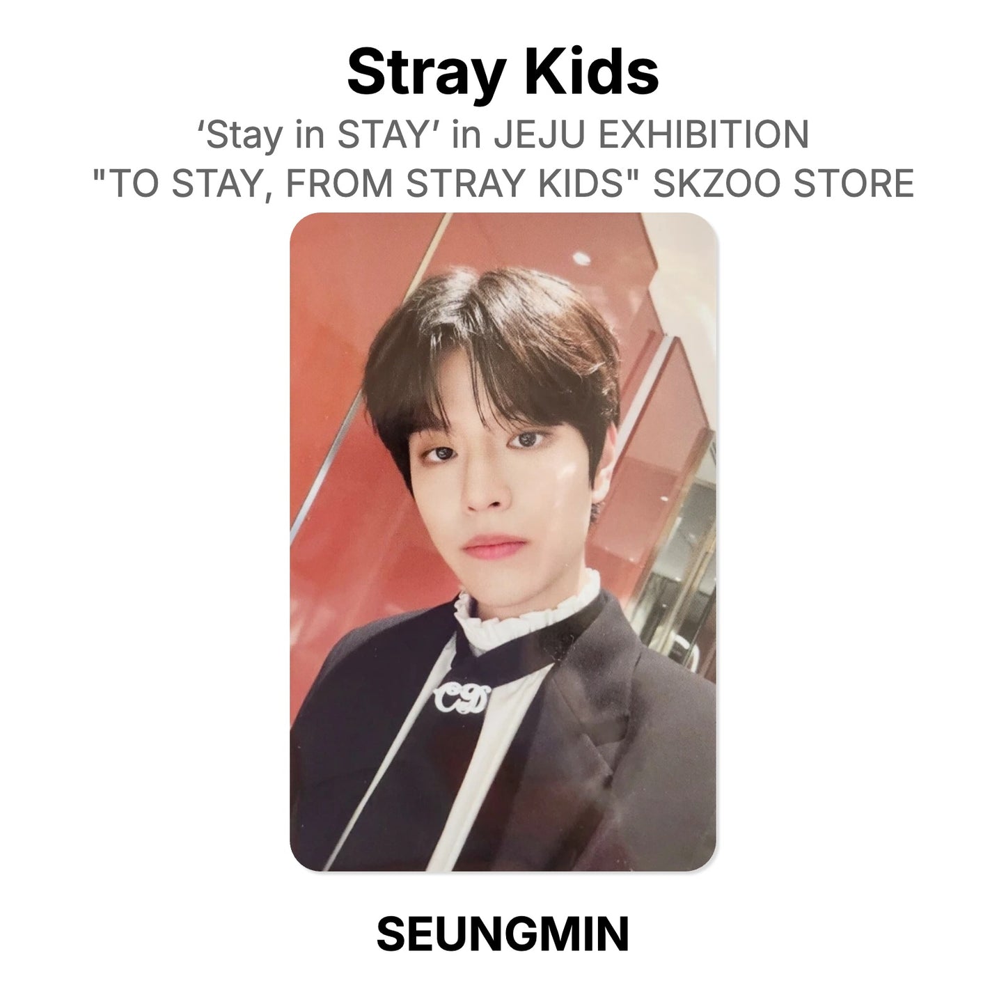 Stray Kids ‘Stay in STAY’ in JEJU EXHIBITION "TO STAY, FROM STRAY KIDS" SKZOO STORE Official Photocard