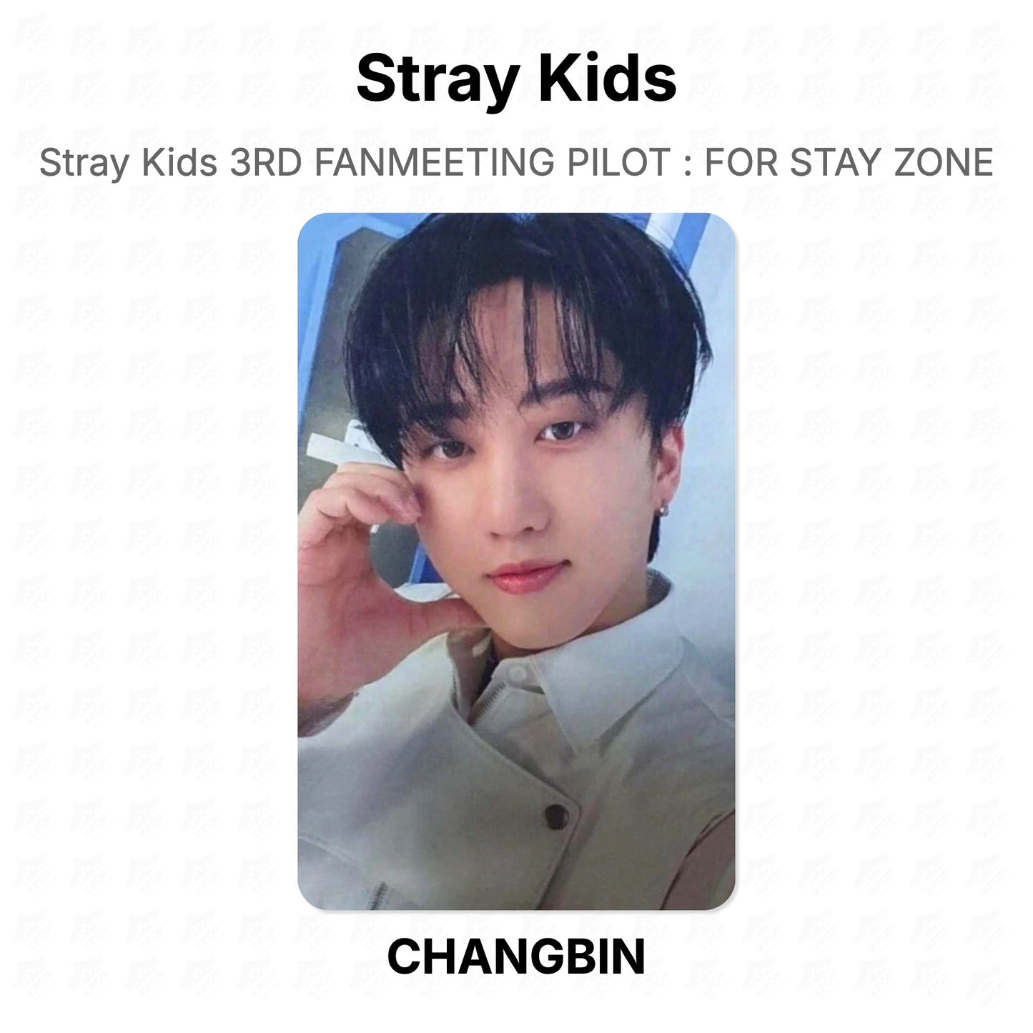 Stray Kids 3RD FANMEETING PILOT : FOR STAY ZONE Official Photocard