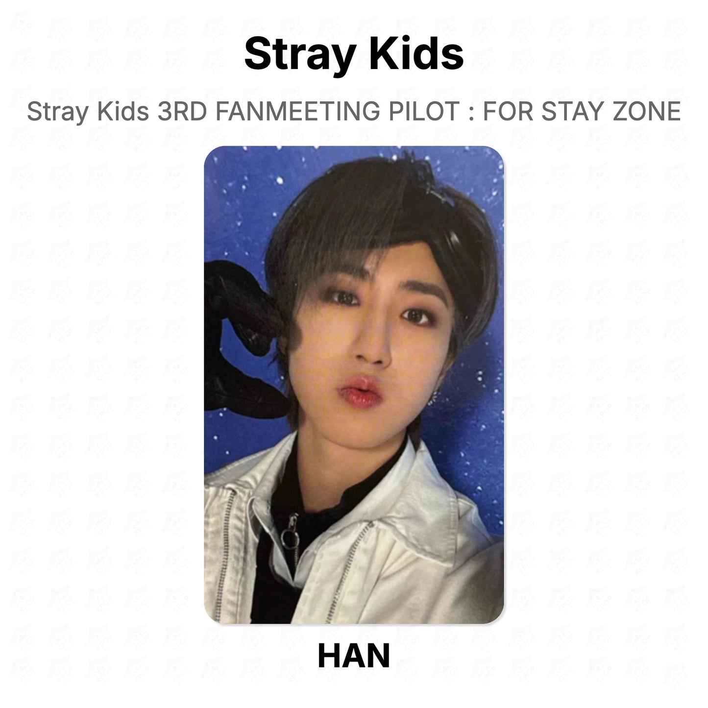 Stray Kids 3RD FANMEETING PILOT : FOR STAY ZONE Official Photocard