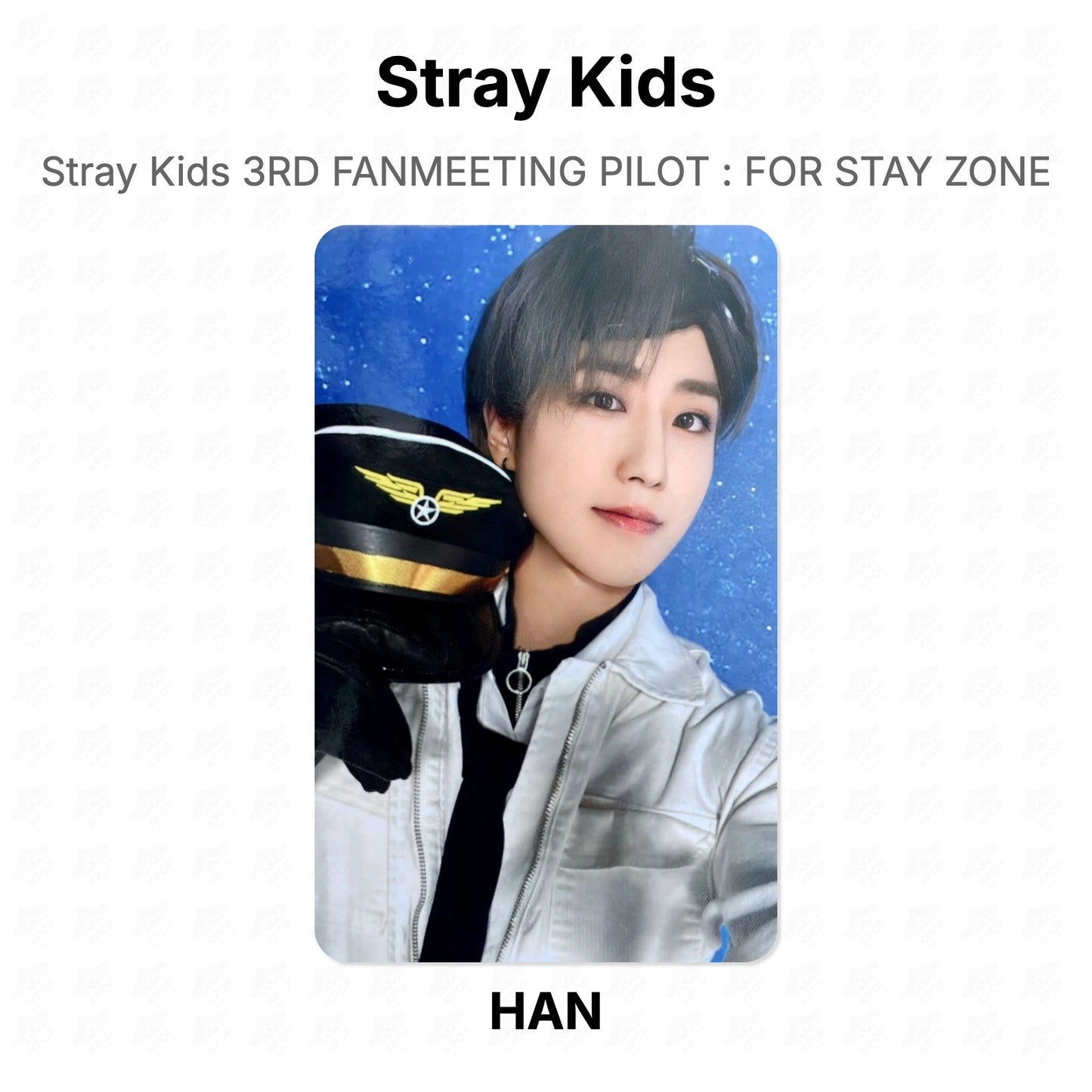 Stray Kids 3RD FANMEETING PILOT : FOR STAY ZONE Official Photocard