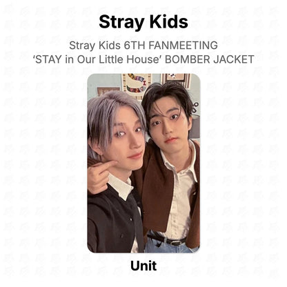 Stray Kids 6TH FANMEETING ‘STAY in Our Little House’ BOMBER JACKET Official Photocard