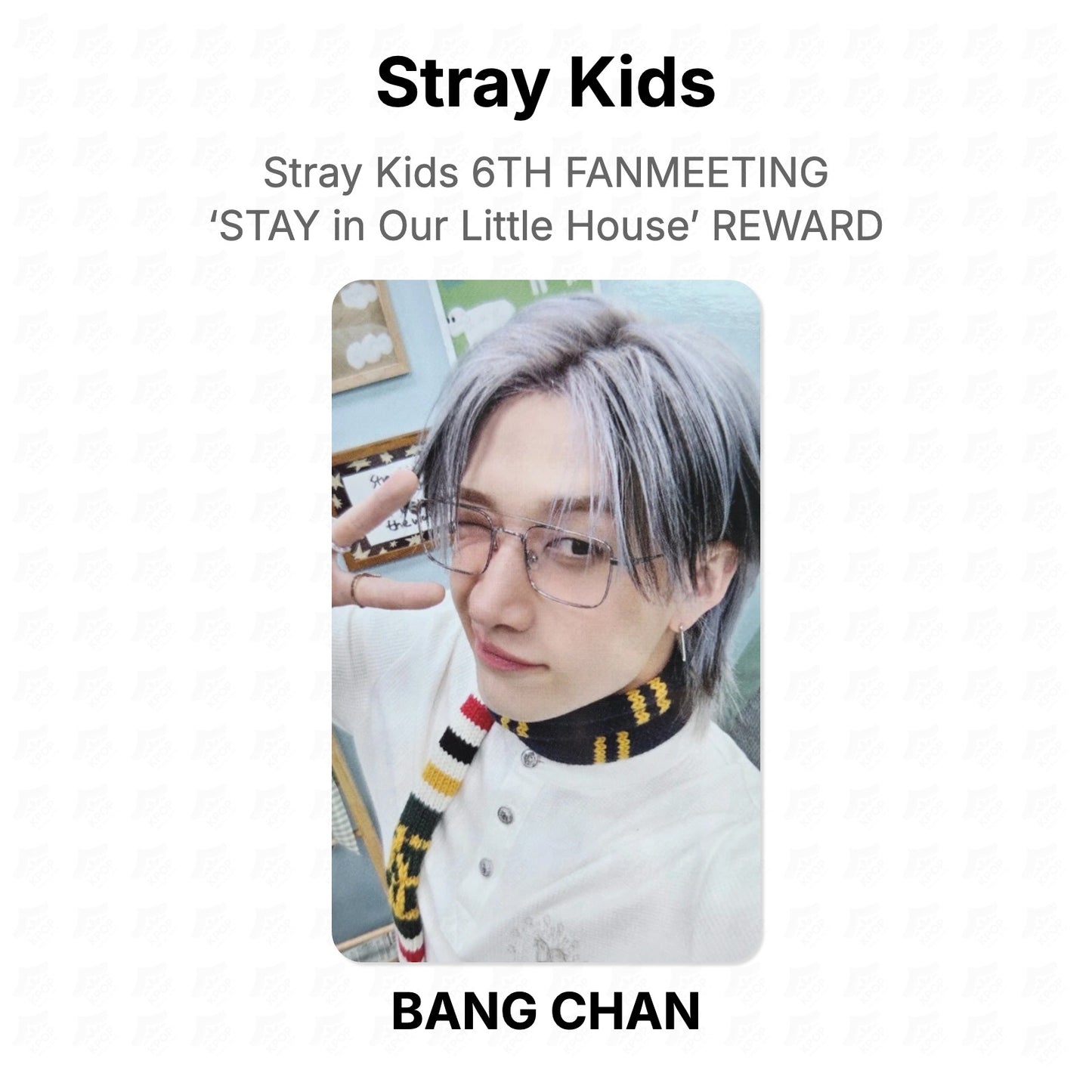 Stray Kids 6TH FANMEETING ‘STAY in Our Little House’ REWARD Official Photocard