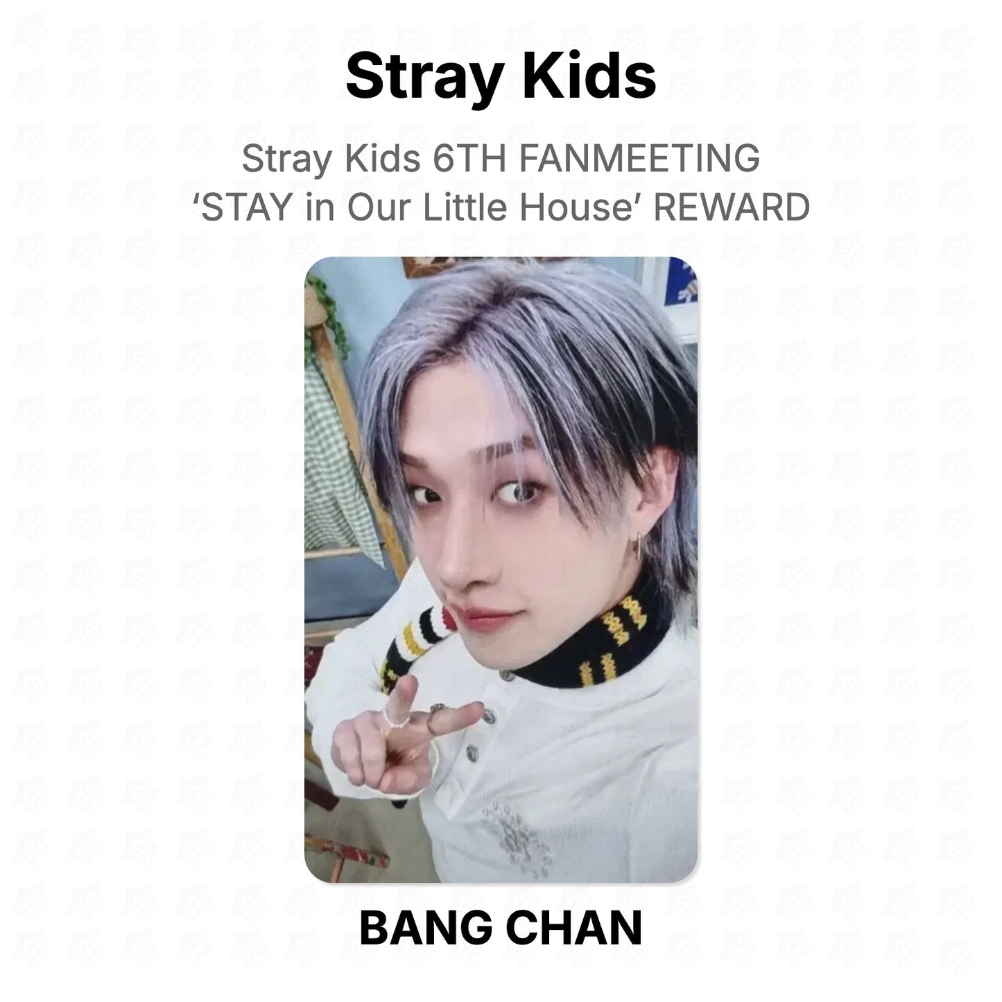 Stray Kids 6TH FANMEETING ‘STAY in Our Little House’ REWARD Official Photocard