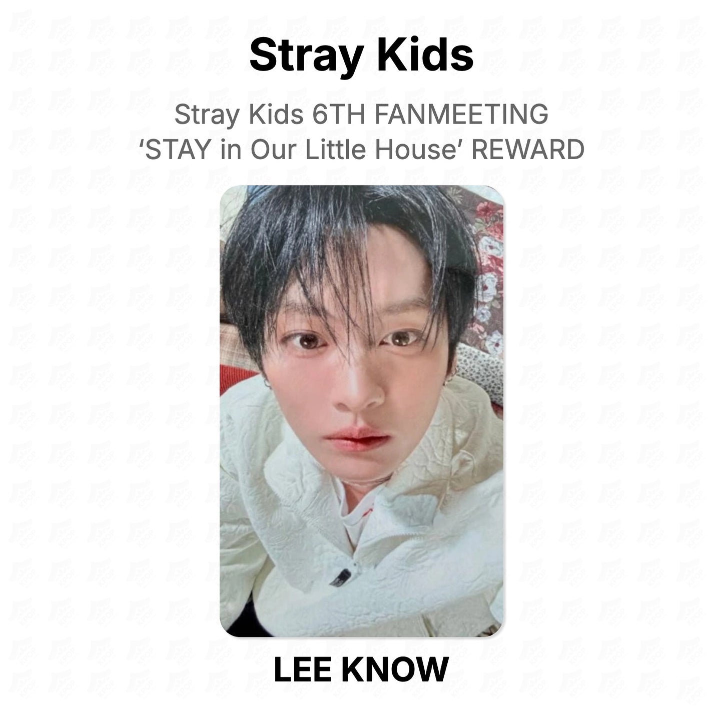 Stray Kids 6TH FANMEETING ‘STAY in Our Little House’ REWARD Official Photocard