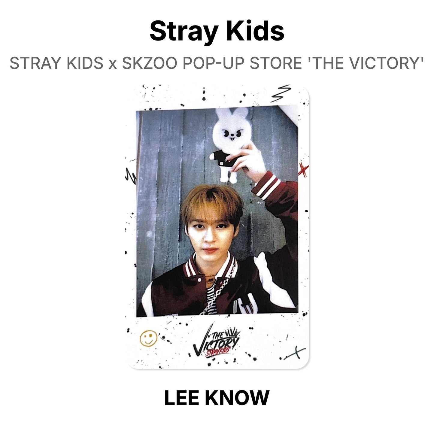Stray Kids STRAY KIDS x SKZOO POP-UP STORE 'THE VICTORY' photocard officielle