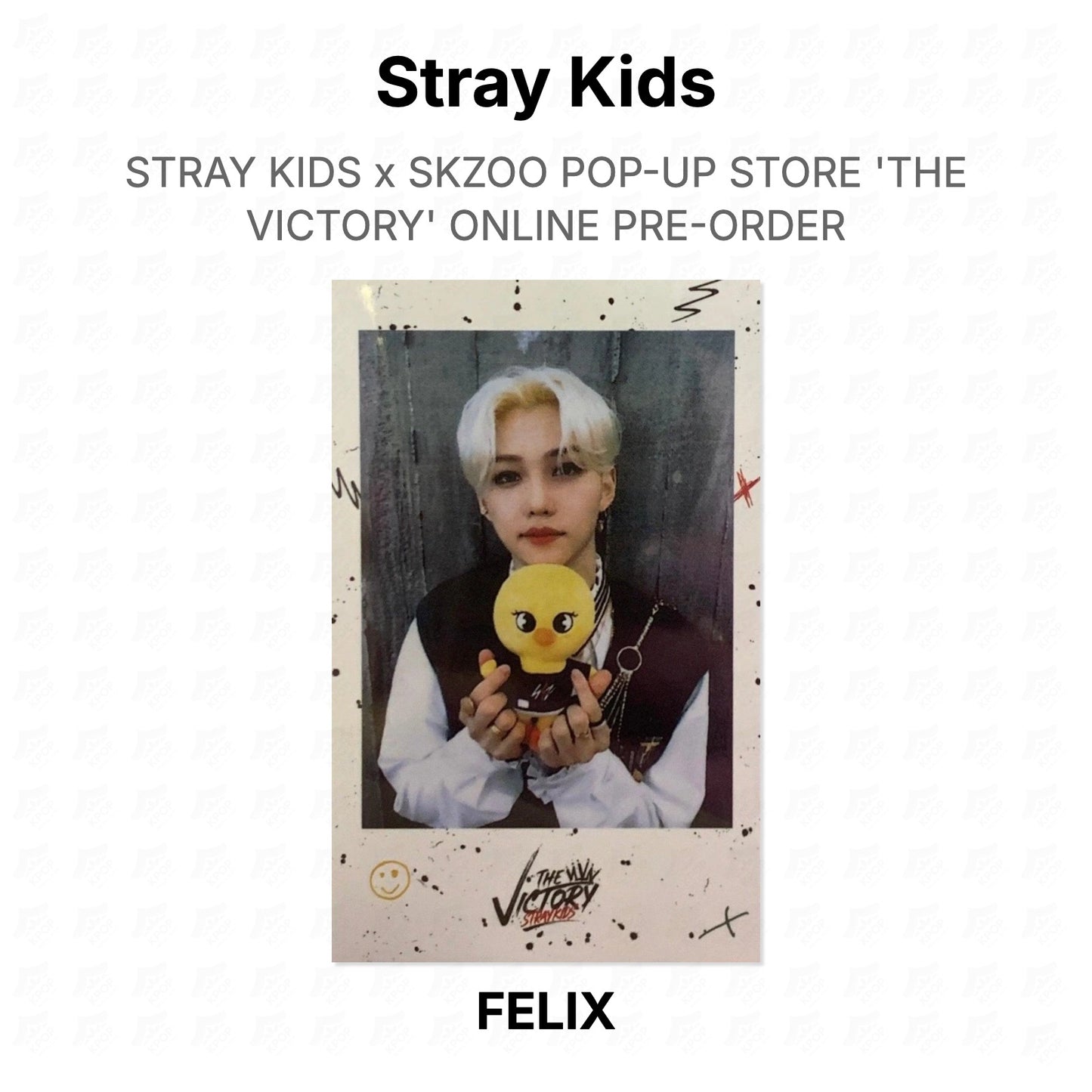 Stray Kids x SKZOO POP-UP STORE 'THE VICTORY' ONLINE PRE-ORDER Official Photocard