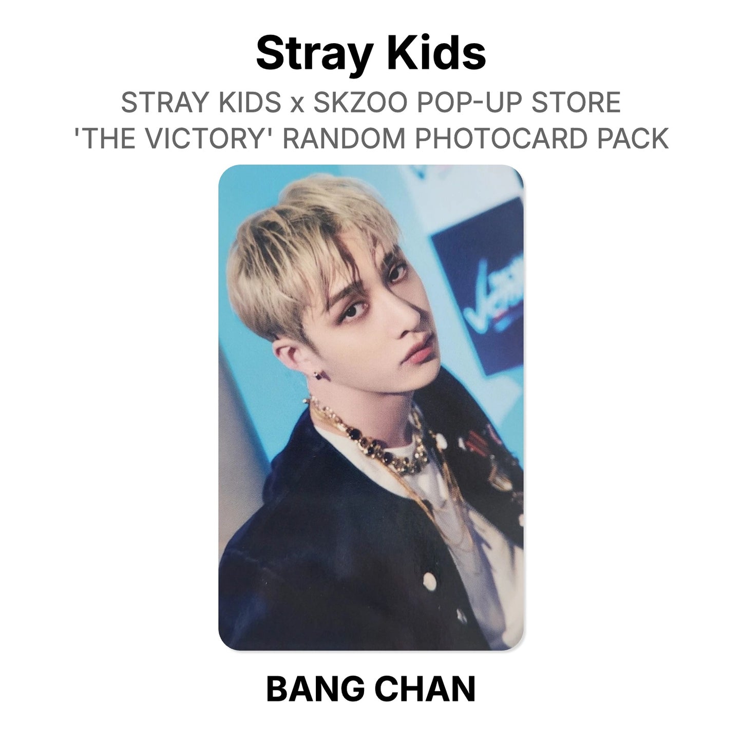 Stray Kids x SKZOO POP-UP STORE 'THE VICTORY' RANDOM PHOTOCARD PACK Offizielle Photocard