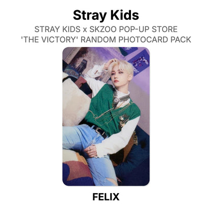 Stray Kids x SKZOO POP-UP STORE 'THE VICTORY' RANDOM PHOTOCARD PACK Offizielle Photocard