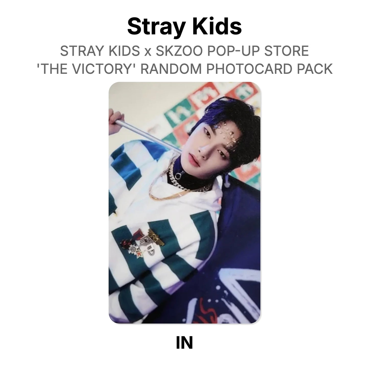 Stray Kids x SKZOO POP-UP STORE 'THE VICTORY' RANDOM PHOTOCARD PACK Offizielle Photocard