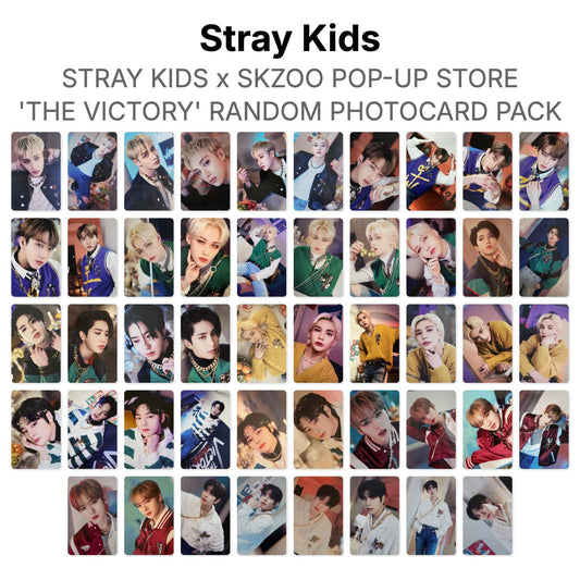 Stray Kids x SKZOO POP-UP STORE 'THE VICTORY' RANDOM PHOTOCARD PACK Official Photocard