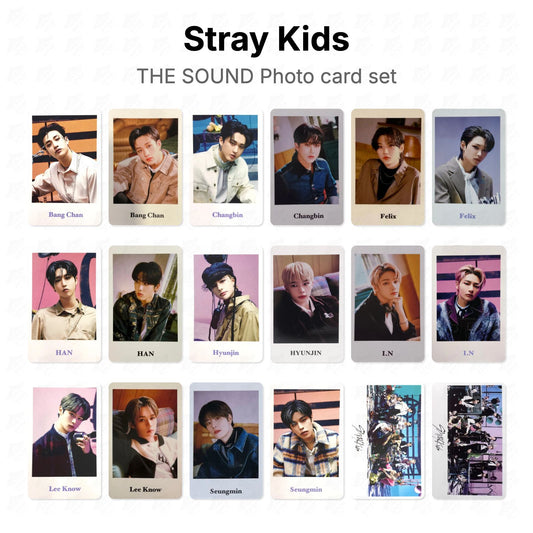 Stray Kids THE SOUND Photo card set Official Photocard