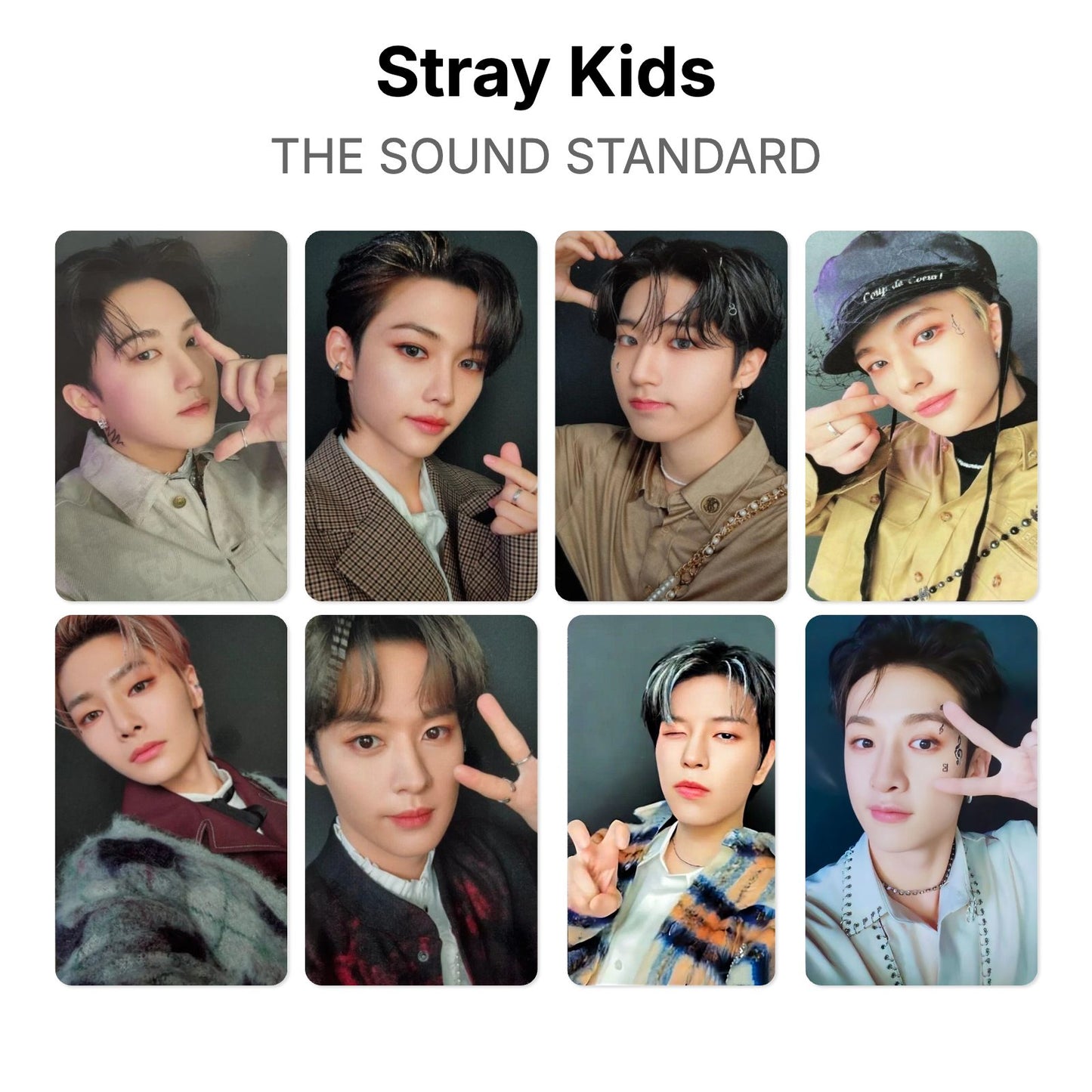 Stray Kids THE SOUND STANDARD photocard oficial