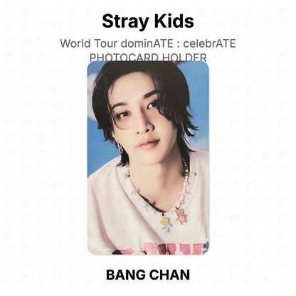 Stray Kids World Tour dominATE : celebrATE PHOTOCARD HOLDER Official Photocard