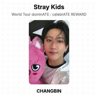 Stray Kids World Tour dominATE : celebrATE REWARD โฟโต้การ์ดของแท้