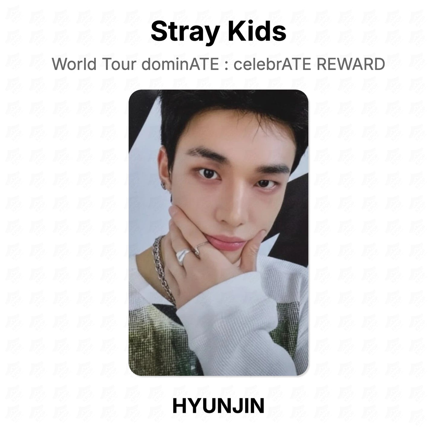 Stray Kids World Tour dominATE : celebrATE REWARD โฟโต้การ์ดของแท้