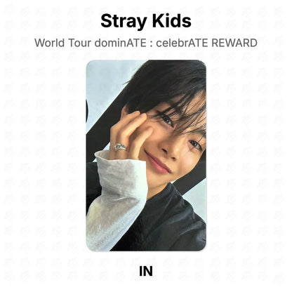 Stray Kids World Tour dominATE : celebrATE REWARD โฟโต้การ์ดของแท้