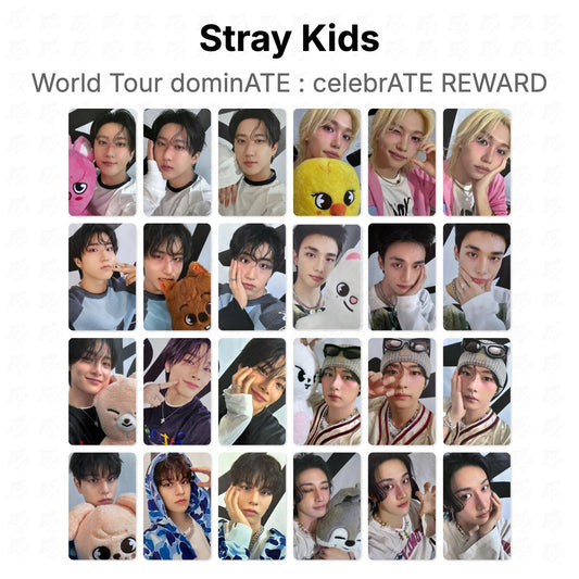 Stray Kids World Tour dominATE : celebrATE REWARD Official Photocard