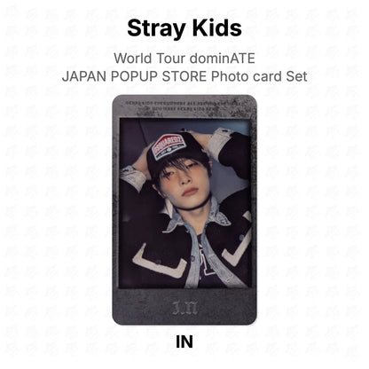Stray Kids World Tour dominATE JAPAN POPUP STORE Photo card Set Official Photocard