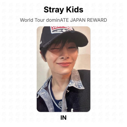 Stray Kids World Tour dominATE JAPAN REWARD Official Photocard