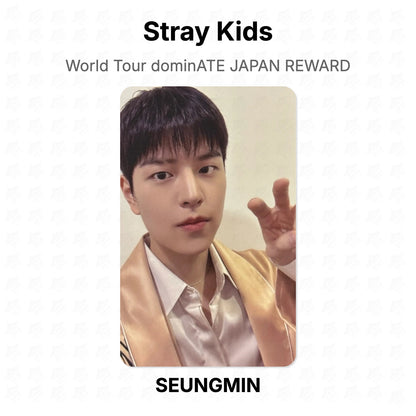 Stray Kids World Tour dominATE JAPAN REWARD Official Photocard