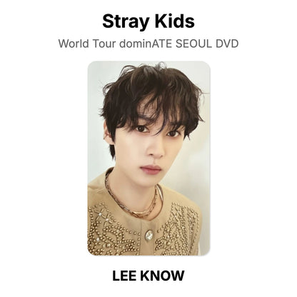Stray Kids World Tour dominATE SEOUL DVD photocard oficial